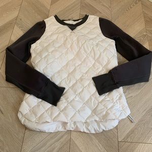 Lululemon White Puffer Pullover 6 Down